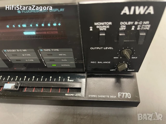 Aiwa F770 black , снимка 2 - Декове - 51407489