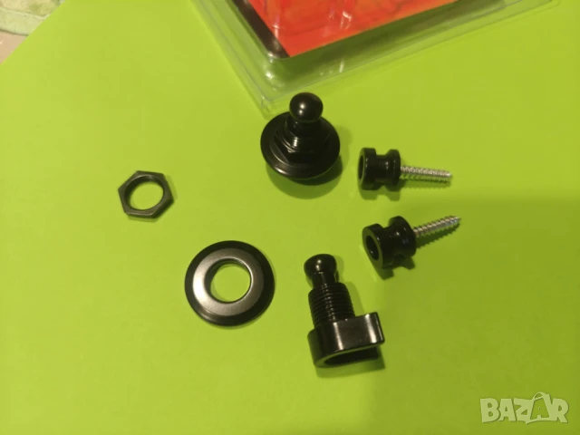 Черни Strap Locks Schaller Style, снимка 3 - Китари - 51072915