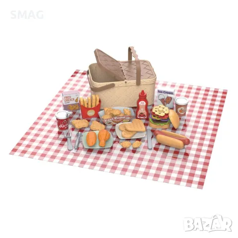 Игра Кошница за пикник с аксесоари S_1246398, снимка 3 - Други - 48329264