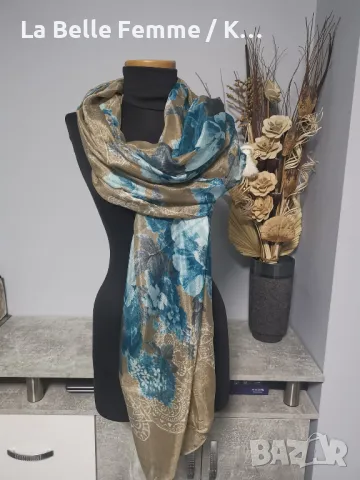 Дамски шалове от памук, снимка 9 - Шалове - 49492824
