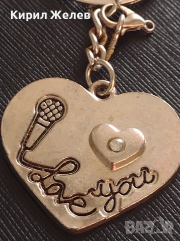 Модерен ключодържател за влюбени СЪРЦЕ ❤️ стилен дизайн 42396, снимка 2 - Други - 43667026