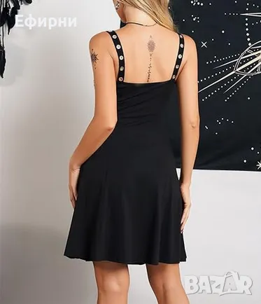 Стиймпънк рокля,Секси рокля, мини черна рокля, готик рокля, снимка 2 - Рокли - 47491014