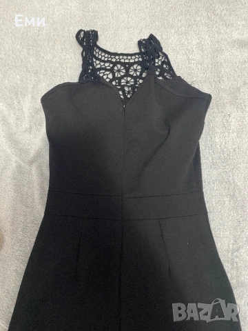 дамски черен гащеризон, снимка 3 - Гащеризони - 53463612