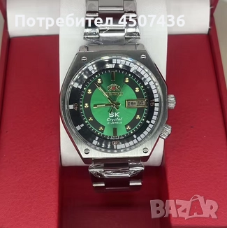 ORIENT напълно автоматичен механичен часовник, ден от седмицата, дата, снимка 4 - Мъжки - 52357616