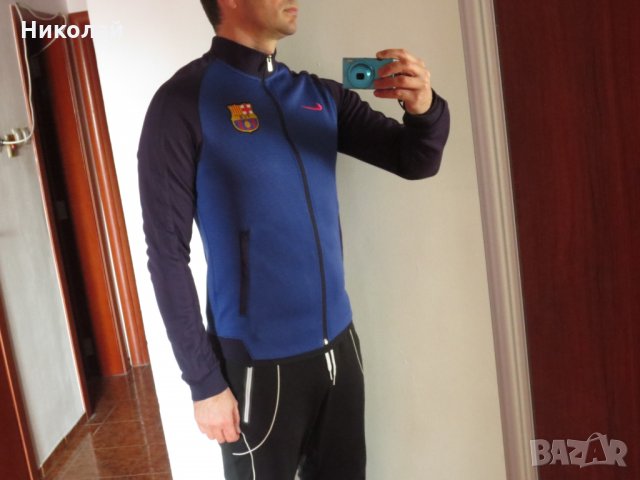 Nike FC Barcelona Authentic Track Jacket, снимка 10 - Спортни дрехи, екипи - 27916022