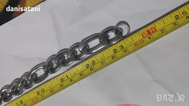 Ланци медицинска стомана и посребрени, снимка 7 - Колиета, медальони, синджири - 48562000
