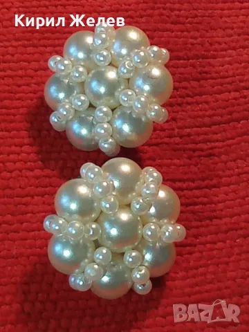 СИМПАТИЧНИ ВИНТИДЖ КЛИПС ОБЕЦИ ПЕРЛЕН ТИП 47495, снимка 8 - Обеци - 47057237