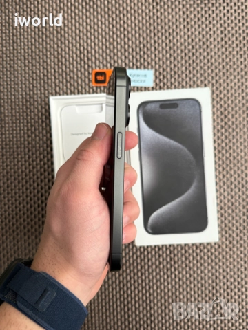 КАТО НОВ❗iPhone 15 Pro Лизинг от 46лв/м / Black Titanium ️128Gb черен, снимка 7 - Apple iPhone - 52615322