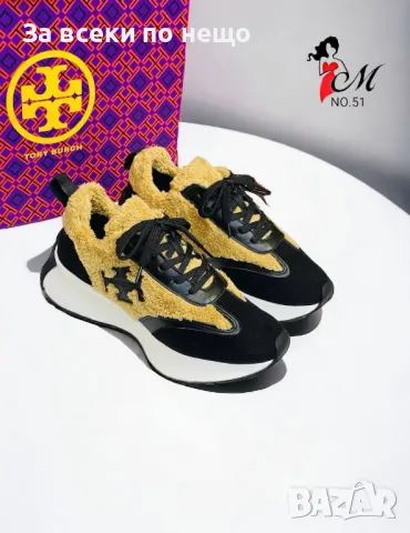 Дамски маратонки Естествена Кожа Tory Burch Код D927, снимка 2 - Маратонки - 47316923
