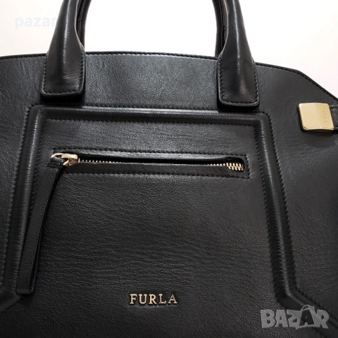 FURLA Alice Оригинална Кожена Чанта 34см, снимка 2 - Чанти - 53340778