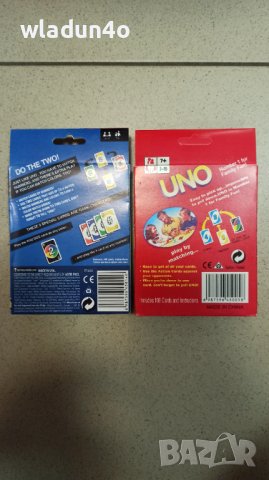 Карти UNO ; DOS-5лв, 7лв, снимка 2 - Образователни игри - 37028236