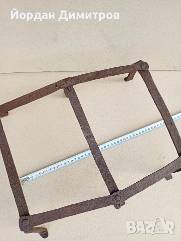 Стара кована пиростия , снимка 2 - Антикварни и старинни предмети - 53407255