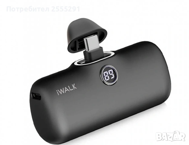 Външна батерия iWALK LinkMe5000 Pro, компактна,, снимка 3 - Външни батерии - 53437986