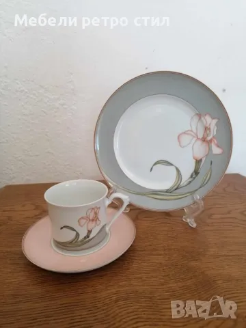 Порцеланът Konigl Tettau e изключително красив. Сервиза на Tettau има зашеметяващи детайли., снимка 2 - Сервизи - 47678985