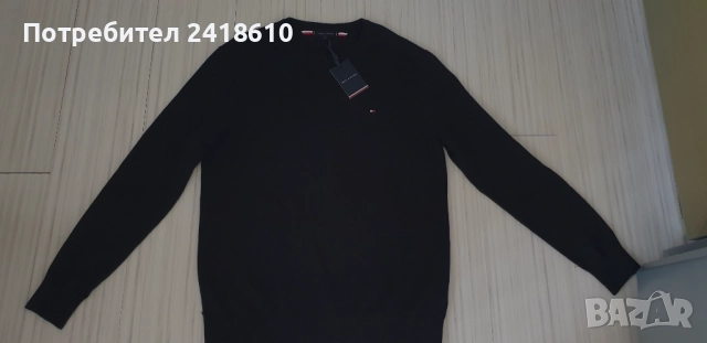 Tommy Hilfiger Cotton / Knit Mens Size XL НОВО! ОРИГИНАЛ! Мъжки Памучен Пуловер!, снимка 3 - Пуловери - 52007984