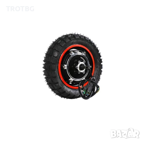 Електромотор за KuGoo M4 / M4 Pro в комплект с 10-инча гума, 500W 48V двигател за тротинетка, снимка 3 - Друга електроника - 52636088