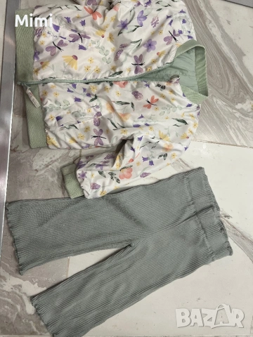 Лот от 2ч бебешко яке и панталон нов, снимка 4 - Комплекти за бебе - 53576705