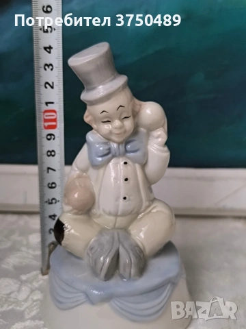 порцеланова фигурка на клоун, снимка 5 - Антикварни и старинни предмети - 53457238