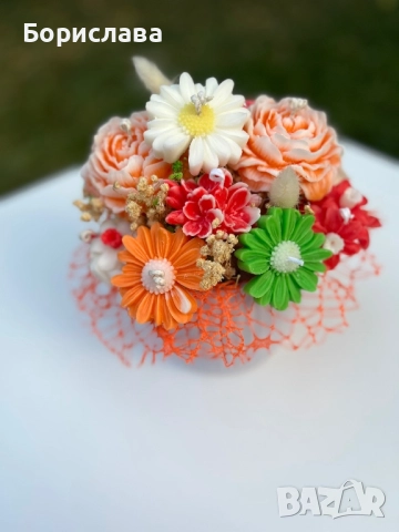 Букет от соеви свещи, снимка 1