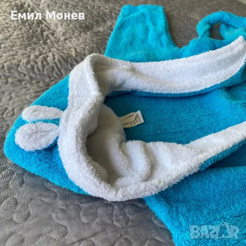 НОВ бебешки халат 92-98 размер, снимка 7 - Хавлии и халати - 48376043