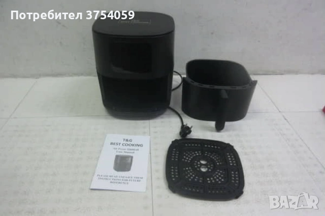Air fryer 6 литра T&G Best Cooking 32850A0, снимка 13 - Фритюрници - 53175400