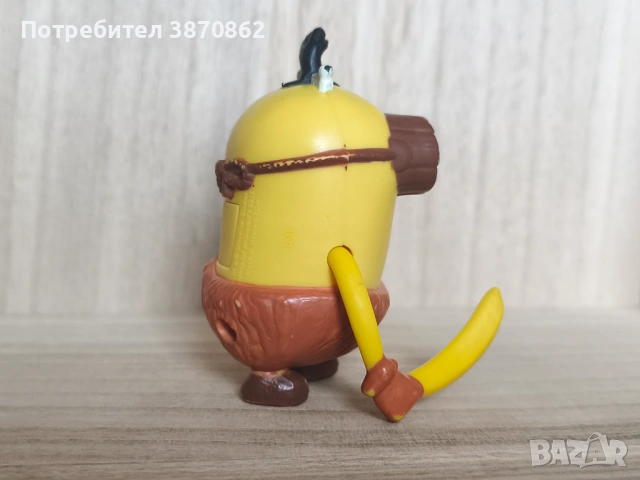 (Колекционерска фигурка на миньон) McDonald’s Happy Meal 2015 Minion Caveman, снимка 3 - Колекции - 53182867