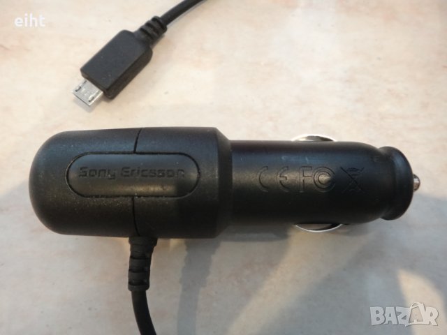Sony-Ericsson оригинално зарядно 12V (micro USB), снимка 4 - Оригинални зарядни - 28168696