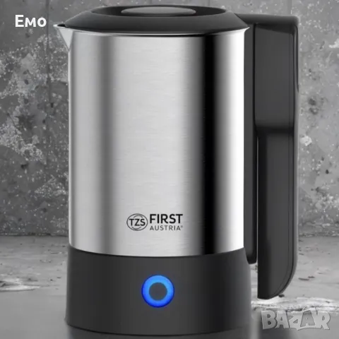 Електрическа туристическа кана от неръждаема стомана - 600 мл, 1000W FIRST, снимка 2 - Кани - 47858930