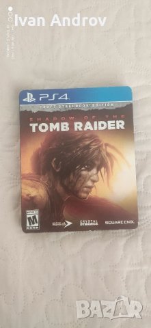 Метална кутия Shadow of the Tomb Raider Croft edition, снимка 1 - Игри за PlayStation - 40030324