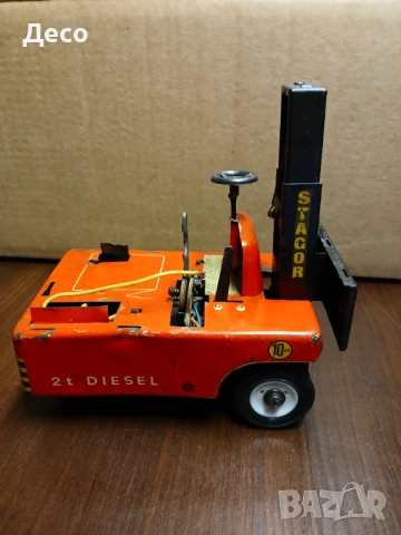 Стара ГДР играчка мотокар за части., снимка 3 - Колекции - 50785099