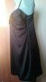 Черна рокля от сатен, тип балон🍀❤M,M/L❤🍀арт.4392, снимка 3