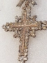 Стар антикварен кръст(медальон)Франция,19век.сребро и злато/каталожна цена 1600$/, снимка 7