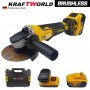 Акумулаторен Ъглошлайф 36V 8A.h KRAFTWORLD , снимка 1