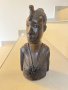 Бюст от абанос Африкански, снимка 1 - Антикварни и старинни предмети - 43239377