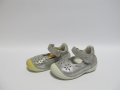 №19 Детски обувки D.D.step естествена кожа сребърни, снимка 2