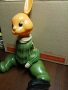 Стара руска целулоидна играчка голям заек., снимка 5