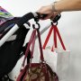 Въртящи се закачалки за багаж за детски колички, до 5 кг, 2 бр., снимка 3