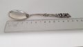 Винтидж красива лъжичка от сребро 800 проба с печати, снимка 8