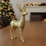Декоративен Коледен eлен – Златист или бял, с празнични детайли, снимка 6