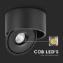 LED Луна COB 30W Открит Монтаж 3в1 Черна, снимка 3