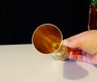 Фантастичен бронзов бокал,чаша за вино,клетъчен емайл. , снимка 3