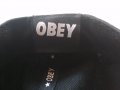 Унисекс бейзболна шапка Snapback с права козирка на OBEY в черно, снимка 12