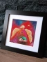 Ангел Къщовник, картина пастел, оригинал, снимка 3