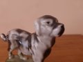 Бъргарска порцеланова фигура Куче 1960 г статуетка, снимка 7