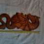 Прекрасна дърворезба на морски дракон за колекция интериор на подходящи заведения механи и любители , снимка 10