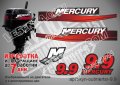 Mercury 1999-2006 9.9 hp Two Stroke Меркюри извънбордов двигател стикери надписи лодка outmertsr-9.9