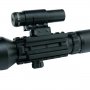 Бързомерец оптически прицел оптика оръжие мерник червен лазер бързомер еърсофт въздушна ловна пушка, снимка 9