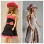 Плетени дрехи за кукла Барби 1966, снимка 2
