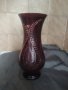 кристална ваза тип бохемия арт деко, снимка 1 - Антикварни и старинни предмети - 32801247