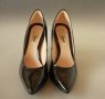 Класически дамски Обувки черни официални Clarks номер 38, снимка 1 - Дамски обувки на ток - 32317901